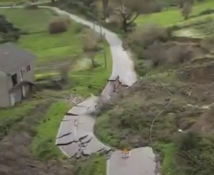 Rama mbrohet: Rrugët u shembën edhe në Portugali