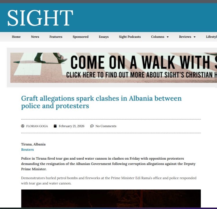 Mediat e mëdha ndërkombëtare përshkruajnë protestën antiRama në Tiranë