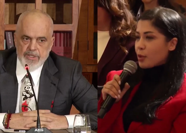 SKANDALOZE/ Rama nxjerr nga konferenca e shtypit gazetaren Ambrozia Meta. Ndalohet konferenca 5 minuta