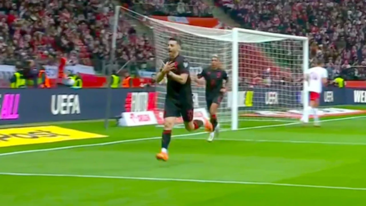 ARBËR HOXHA SHËNON NË MINUTËN E 42. SHQIPËRI-POLONI 1-0