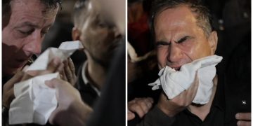 Dhunë e policisë në protestë, deputetët Flamur Noka dhe Luçiano Boçi goditen. Boçi në spital, Noka mjekohet në rrugë