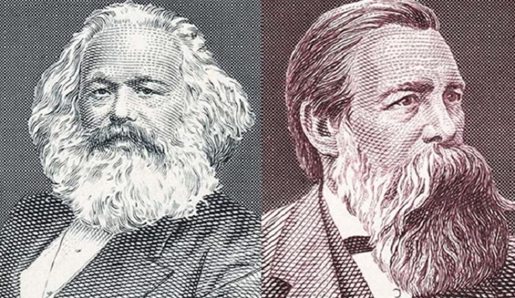 Marksi dhe Engelsi i urrenin dhe fyenin shqiptarët