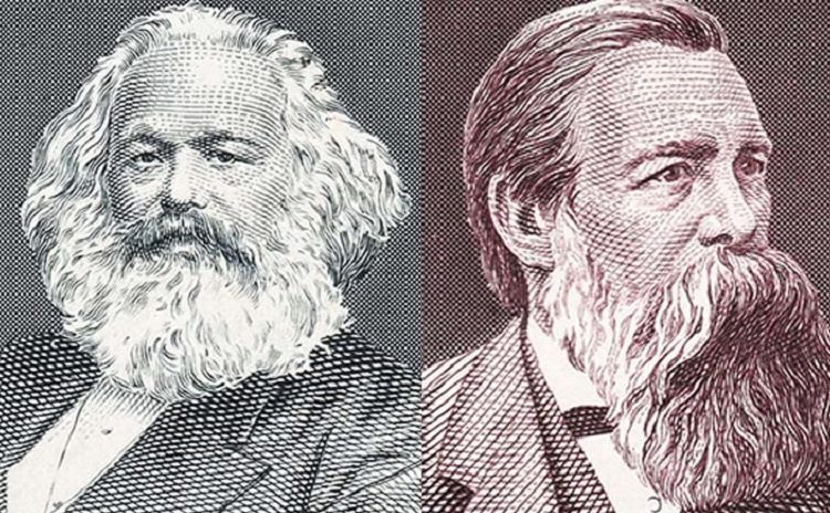 Marksi dhe Engelsi i urrenin dhe fyenin shqiptarët