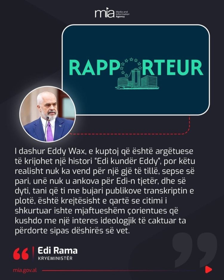 Rama i shkon deri në fund sqarimit me Italinë për deklaratën e shkurtuar të ministrit