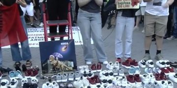 Protesta e 14-të para Kryeministrisë, qytetarë nga e gjithë Shqipëria dhe diaspora mbushin bulevardin