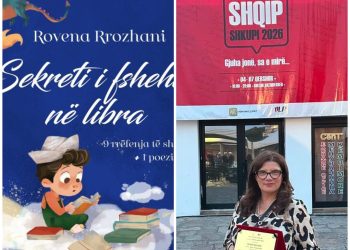 Pas çmimit në Shkup, “Sekreti i fshehur në libra” i Rovena Rrozhanit shkon në ribotim