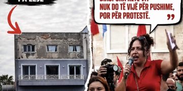Rama mbrohet kundër protestës me një shtesë kati të protestueses. Ato ndërtimet e Arubës nuk janë gjë!