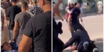 Për 3 orë rreth 50 mijë euro për Altin Hilën, u rrah me shkopinj nga policët, proteston me fëmijën e paralizuar