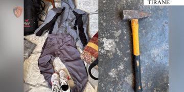 Tentoi të vidhte një market në pedonalen e Krujës, pamjet e dhunës