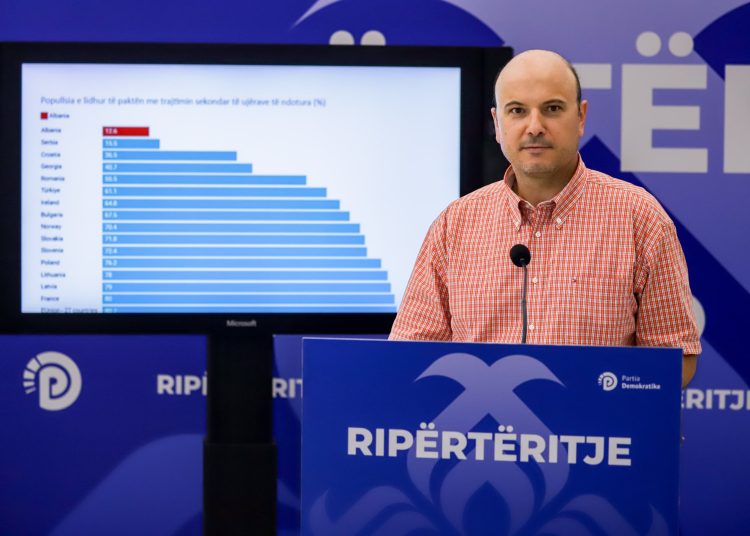 Malltezi: Vetëm 12.6% e shqiptarëve kanë lidhje me impiante për trajtimin e ujërave të ndotura