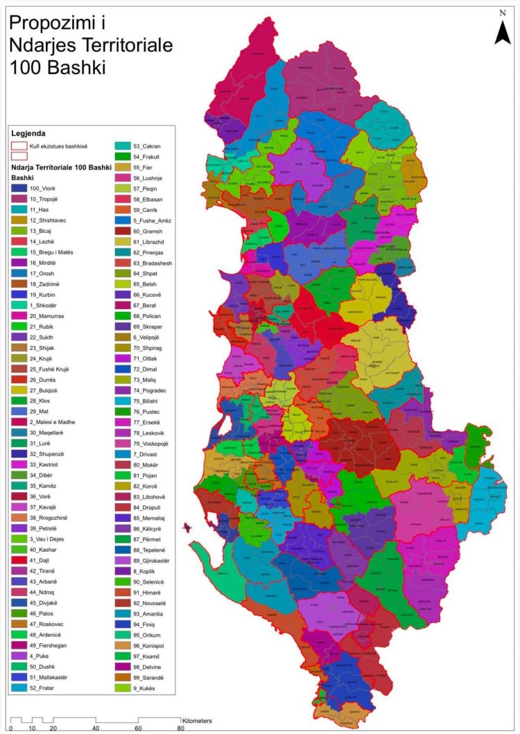 Bardhi publikon propozimin e PD-së për reformën territoriale: Sa bashki, qarqe dhe rajone propozohen