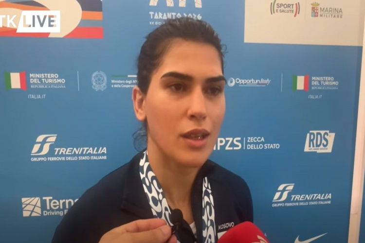 Donjeta Sadiku fiton medaljen e artë në Lojërat Mesdhetare “Taranto 2026”, mundi përfaqësuesen serbe
