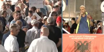 Aktivisti Kola flet në protestë: “Arrestimi im, me urdhër të Edi Ramës”