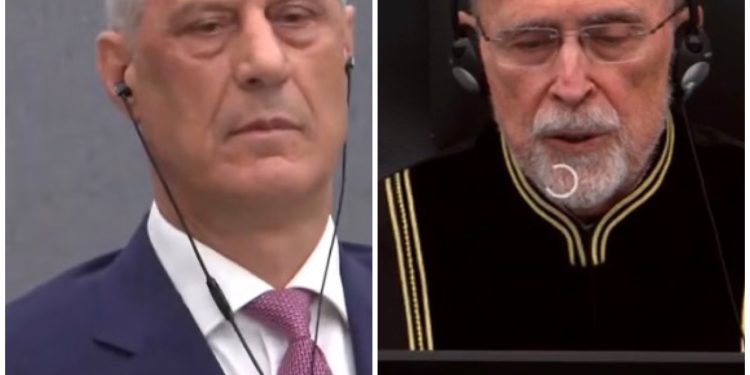 Hashim Thaçi dënohet me 25 vjet burg, i pafajshëm për krime kundër njerëzimit